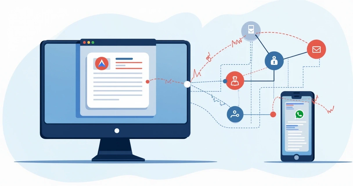 Formulário de leads do Google Ads integrado com WhatsApp